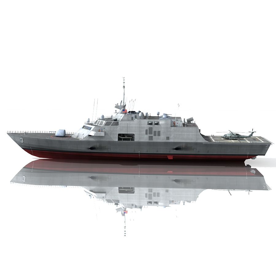 3d model uss fort worth lcs