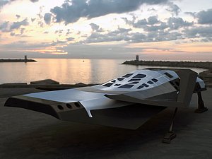 space shuttle 3d obj