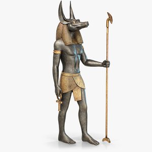 Anubis Statue 3D model