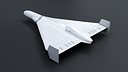 White Geran-3 Jet-Powered Kamikaze Drone