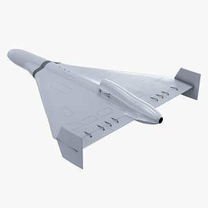 White Geran-3 Jet-Powered Kamikaze Drone