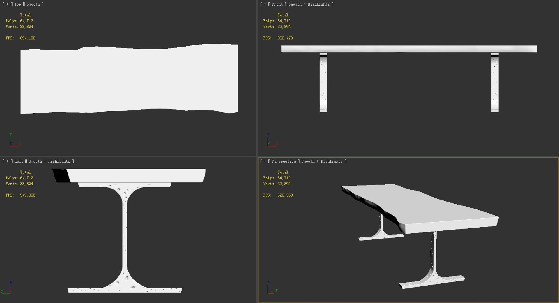 Max Hudson Knight Base Table