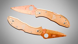 3D Knife 9 Orange Peel FT
