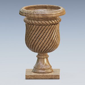 urn marble concrete 3D model