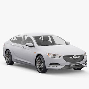 Opel Insignia 2018 lowpoly 3D model