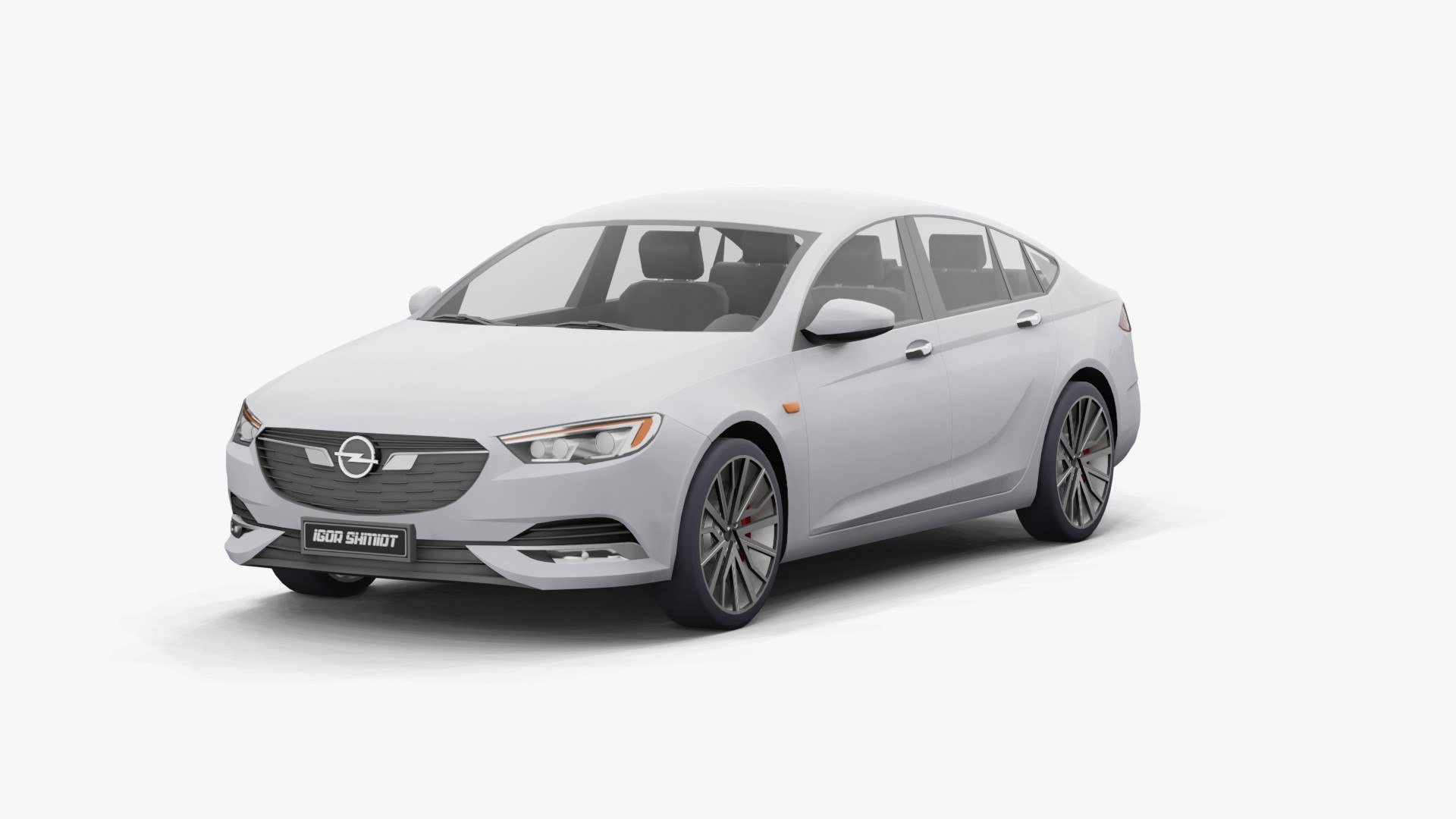 Opel Insignia 2018 Lowpoly 3D Model - TurboSquid 1977322