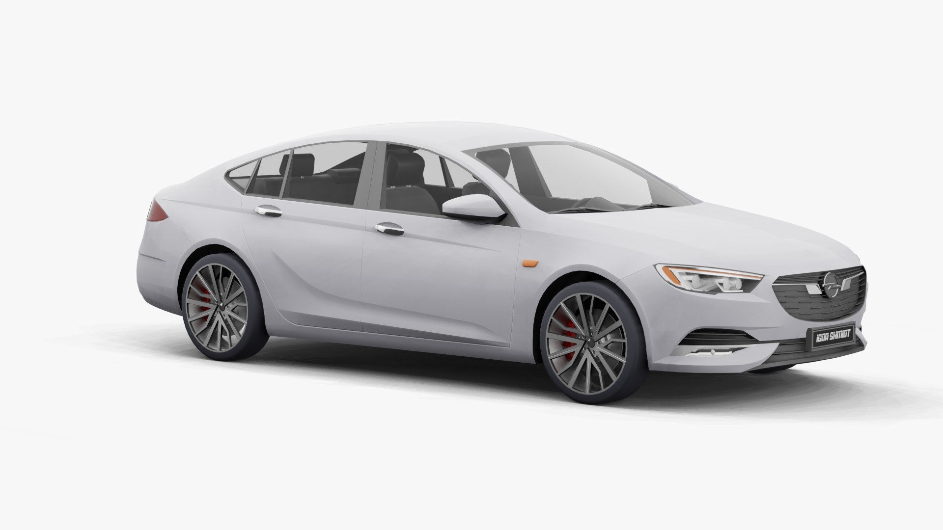 Opel Insignia 2018 Lowpoly 3D Model - TurboSquid 1977322