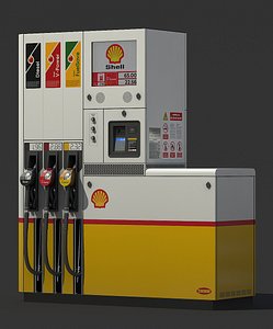 shell fuel tokheim 510 3D model