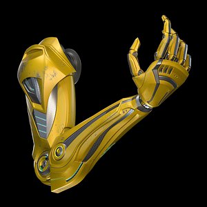 ROBOT MECH ARM - RIGGED 3D model