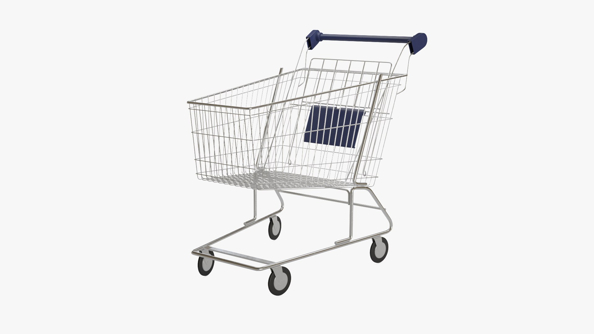 Shopping Cart Blue 3D Model - TurboSquid 2281907