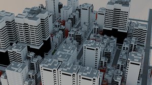 city environment 3D model