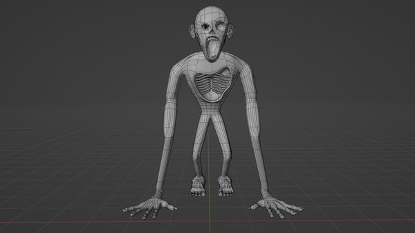 modelo 3d Monstruo mutante semicyborg humanoide - TurboSquid 2261730