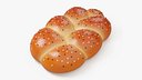 Braided Bun with Sesame Seeds
