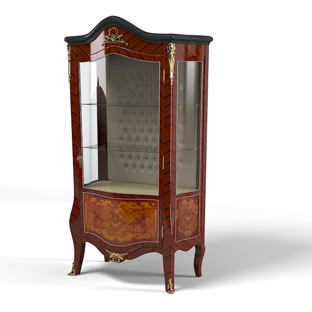 3d model classic rococo baroque