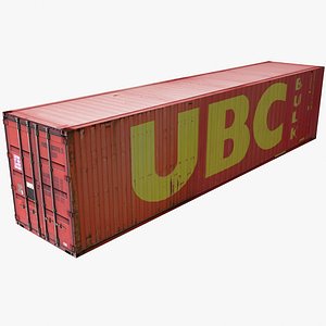 ubc cargo container 3d model