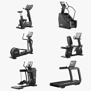 3D Technogym Artis Cardio Gym Collection