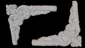 Ornate Corner Bracket Scan