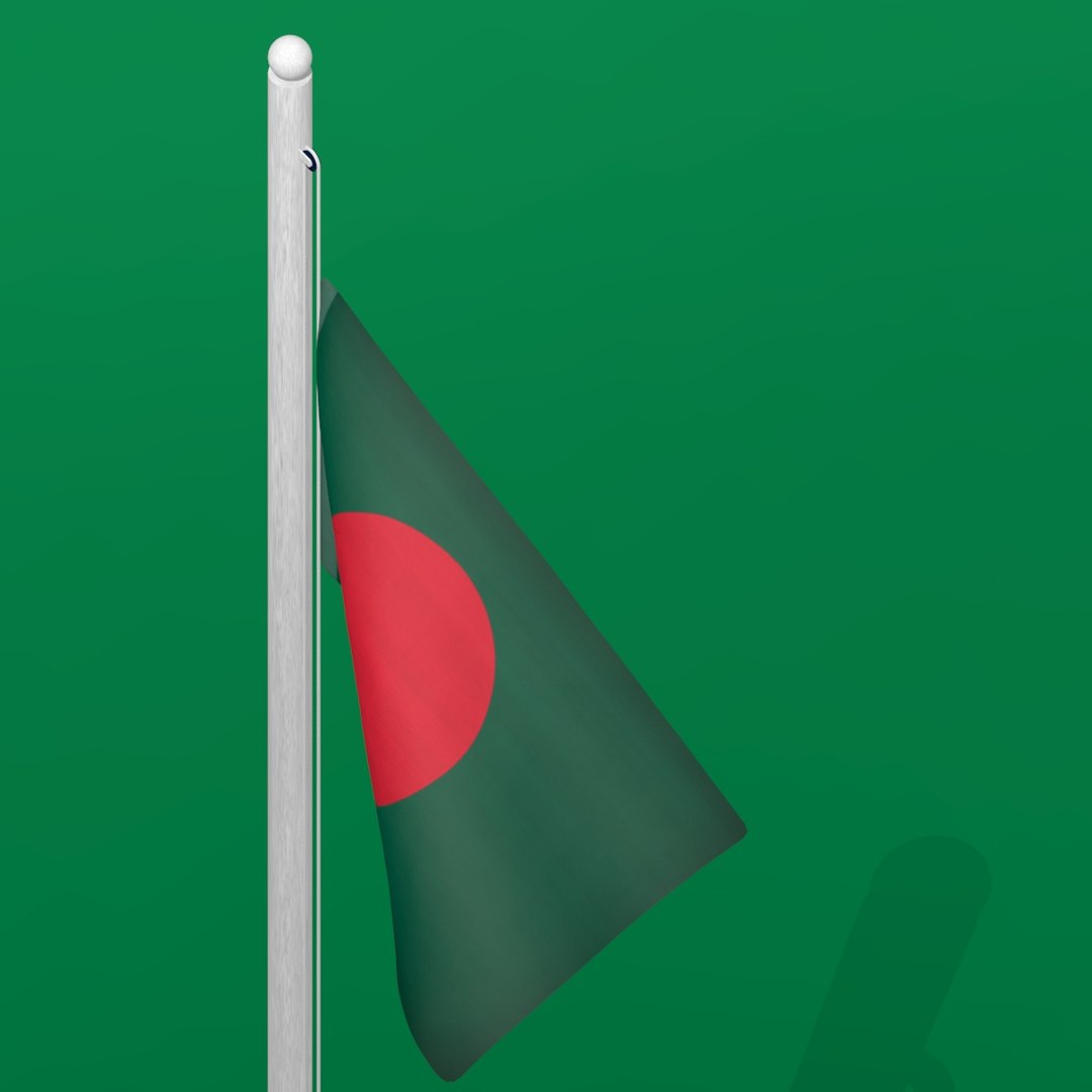 Flag Bangladesh - Loop 3d Max