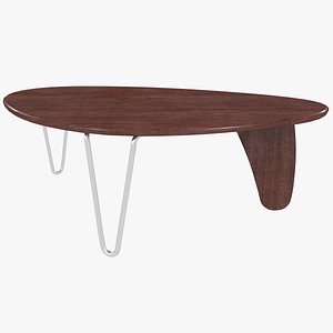 Noguchi Rudder Mahogany Table