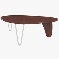 Noguchi Rudder Mahogany Table