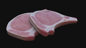 cote porc 3D model