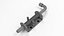 Spring loaded barrel bolt latch