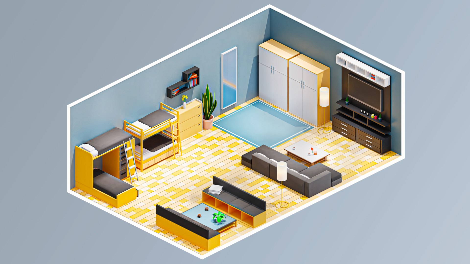 Room 75 3D model - TurboSquid 2155447