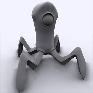 spider monster 3d model