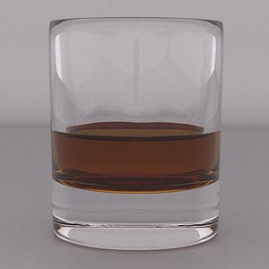 3d model tumbler whiskey