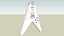 gibson flying v 3d model