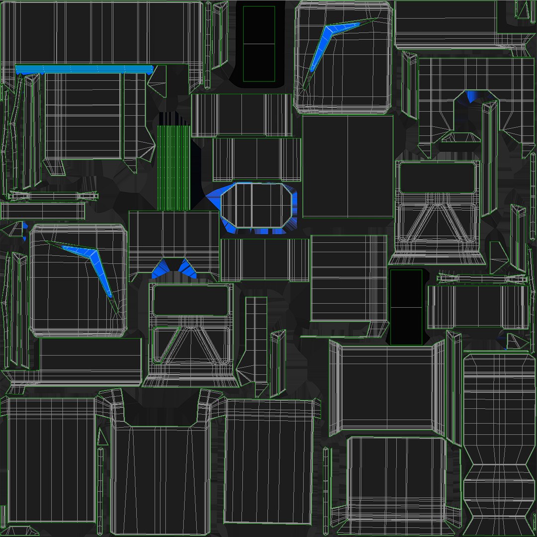 3D Futuristic Server Rack Model - TurboSquid 1350863