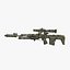 Sniper Rifles 3D Models Collection