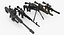 Sniper Rifles 3D Models Collection