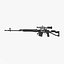 Sniper Rifles 3D Models Collection
