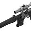 Sniper Rifles 3D Models Collection
