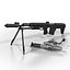 Sniper Rifles 3D Models Collection