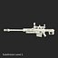 Sniper Rifles 3D Models Collection