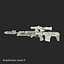 Sniper Rifles 3D Models Collection