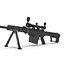 Sniper Rifles 3D Models Collection