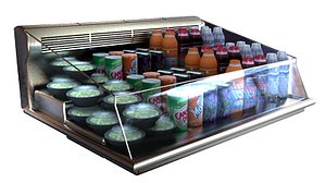 3d counter airscreen cooler model