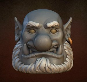 ogre head 3D model