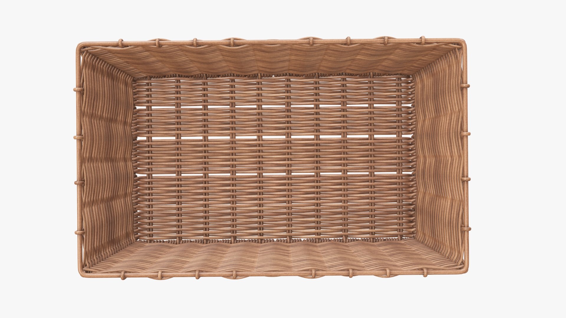 Wicker Basket Brown 3D Model - TurboSquid 1555652