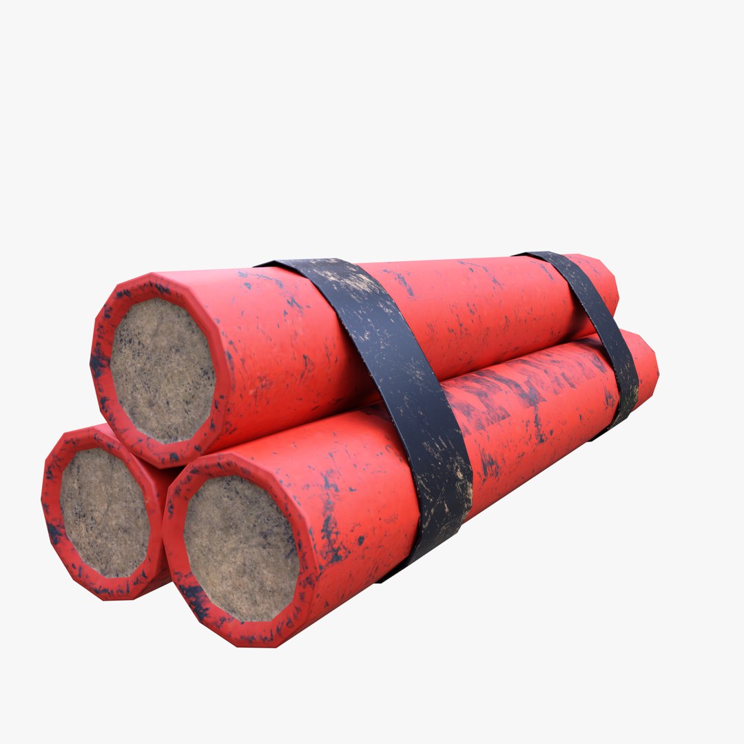 3D Dynamite Model - TurboSquid 1395504
