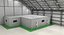 warehouse hangars 3D model