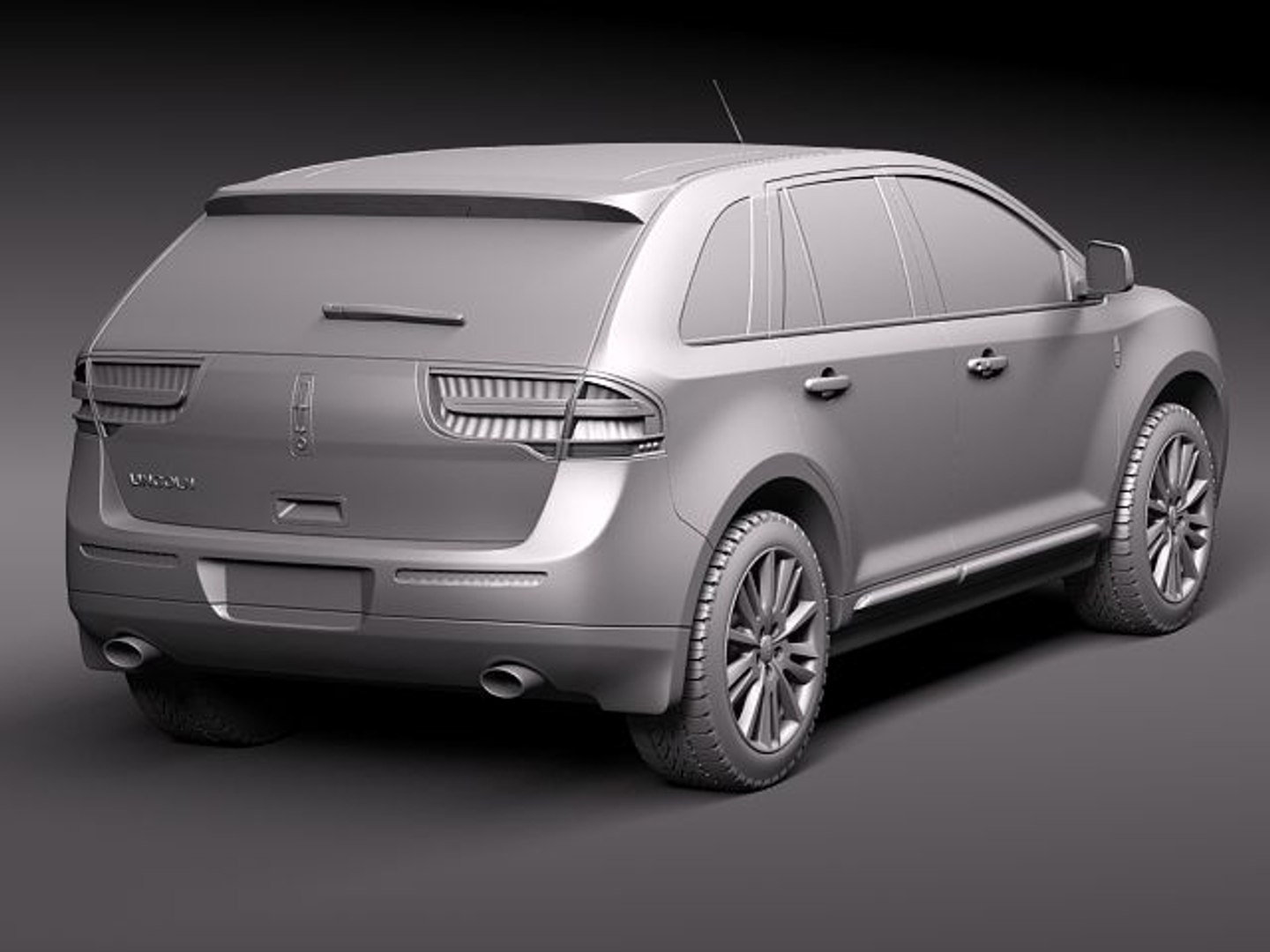 Mkx 2011 3d Model