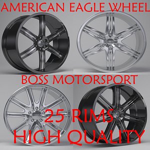 3D boss motorsport rims